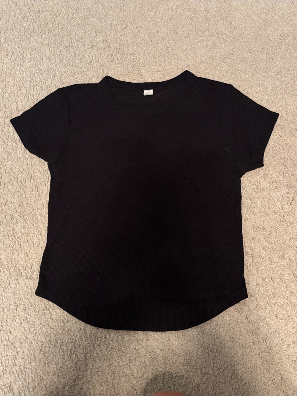 Old Navy Black Short Sleeve Crewneck Tee